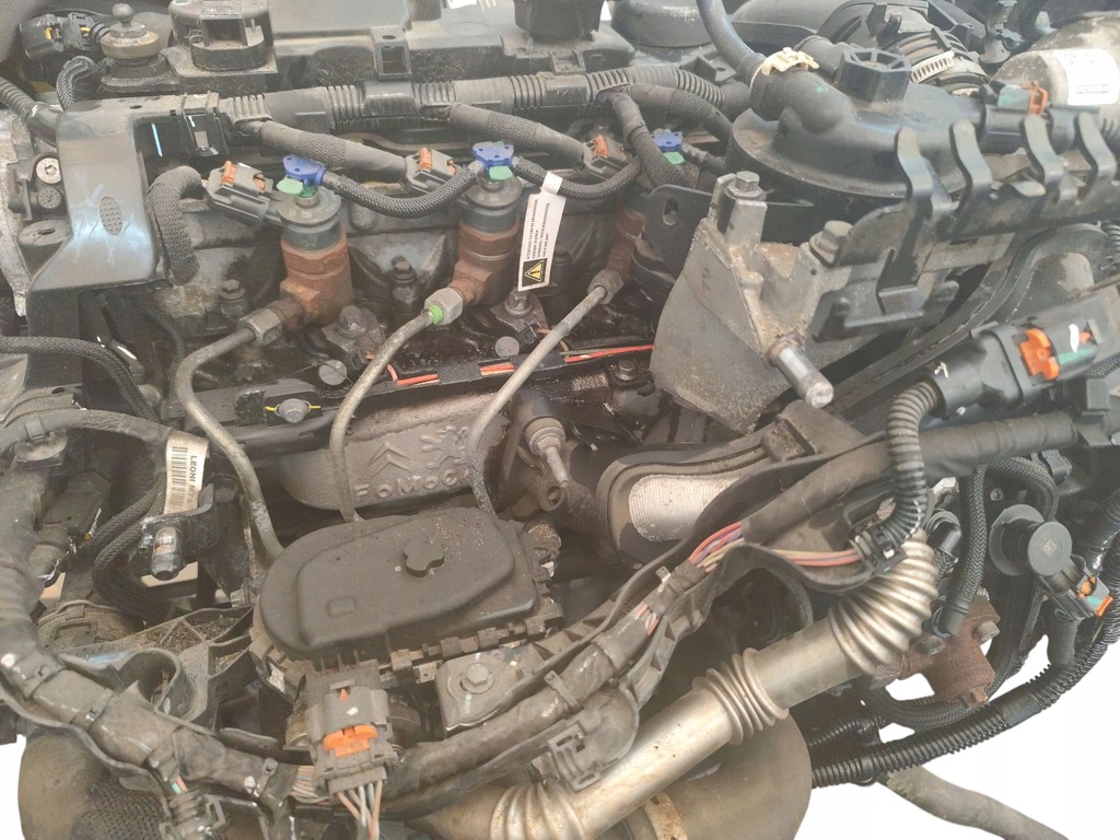 фото №13, Двигун kompletny peugeot 308 ii t9 1.6 bluehdi 120km 88kw bhz bh01 197 tyś