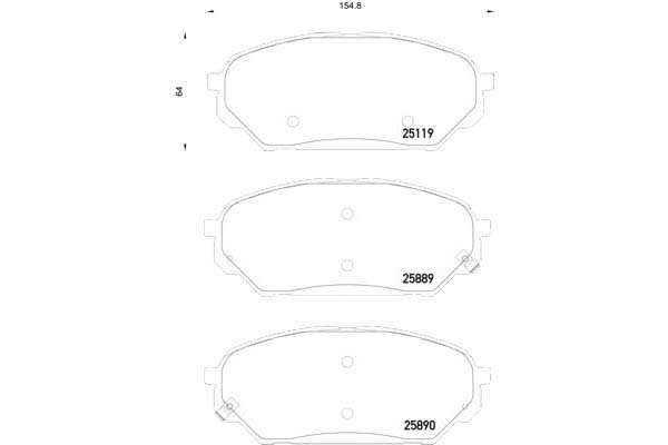 фото №7, Тормозные колодки тормозные перед