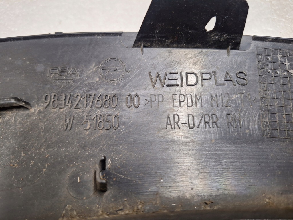 фото №5, Opel mokka b молдинг крыла правый задняя 9834217680