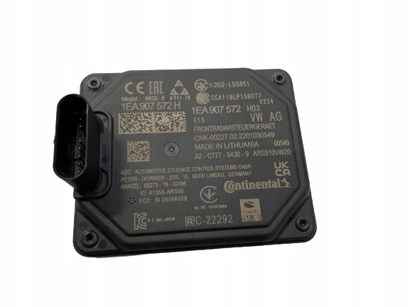 фото №1, Vw id.4 id4 радар distronic 1ea907572h 1ea907572f