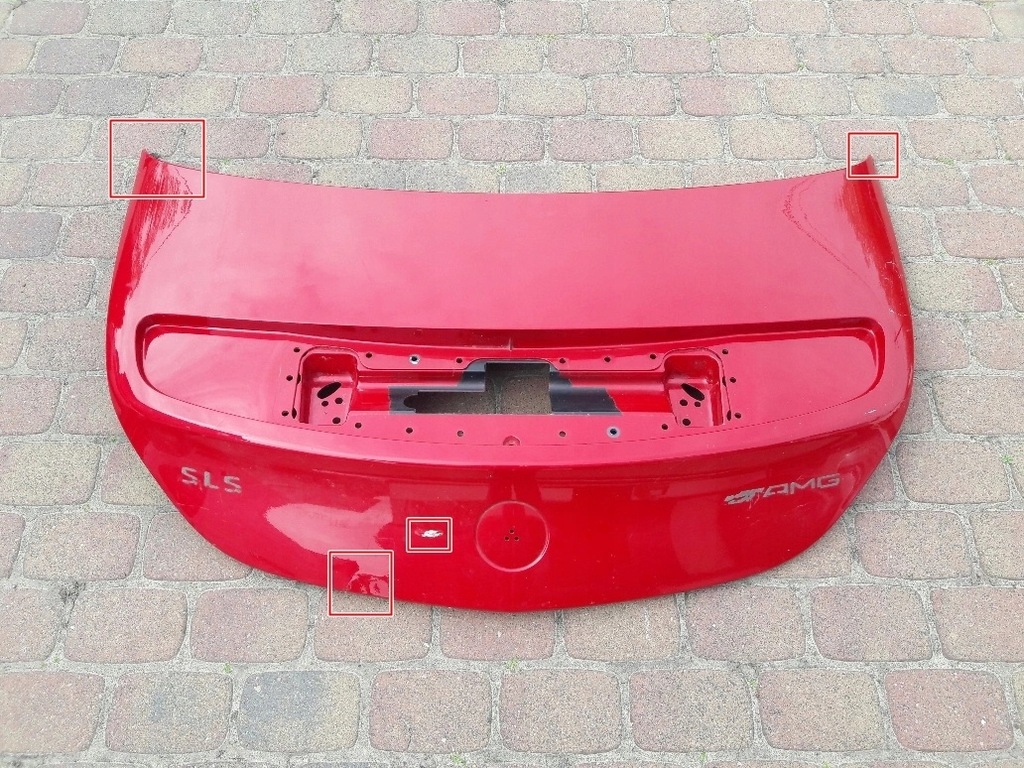 фото №2, Mercedes sls amg c197 r197 крышка багажника задняя задняя 10-14