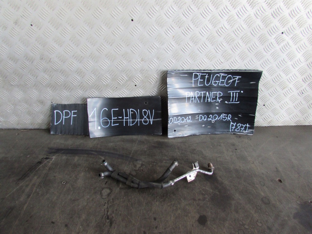 фото №1, Трубка dpf peugeot partner iii 1.6 ehdi 12-15r