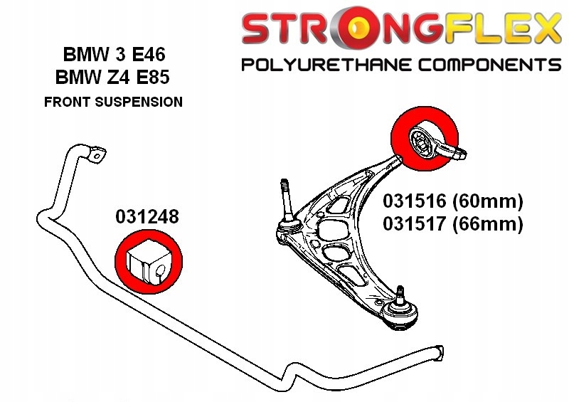 фото №5, 031248a - втулка стабілізатора передній sport strongflex