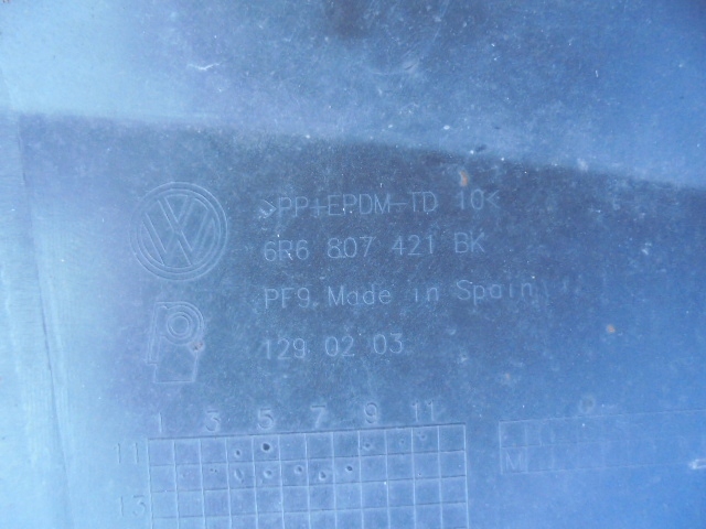 фото №7, Vw polo v 5 09-14 бампер задняя задний pdc hak