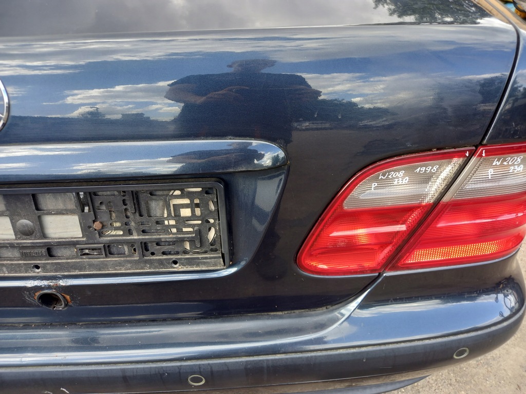 фото №6, Mercedes clk c208 w208 крышка багажника багажника задняя 189