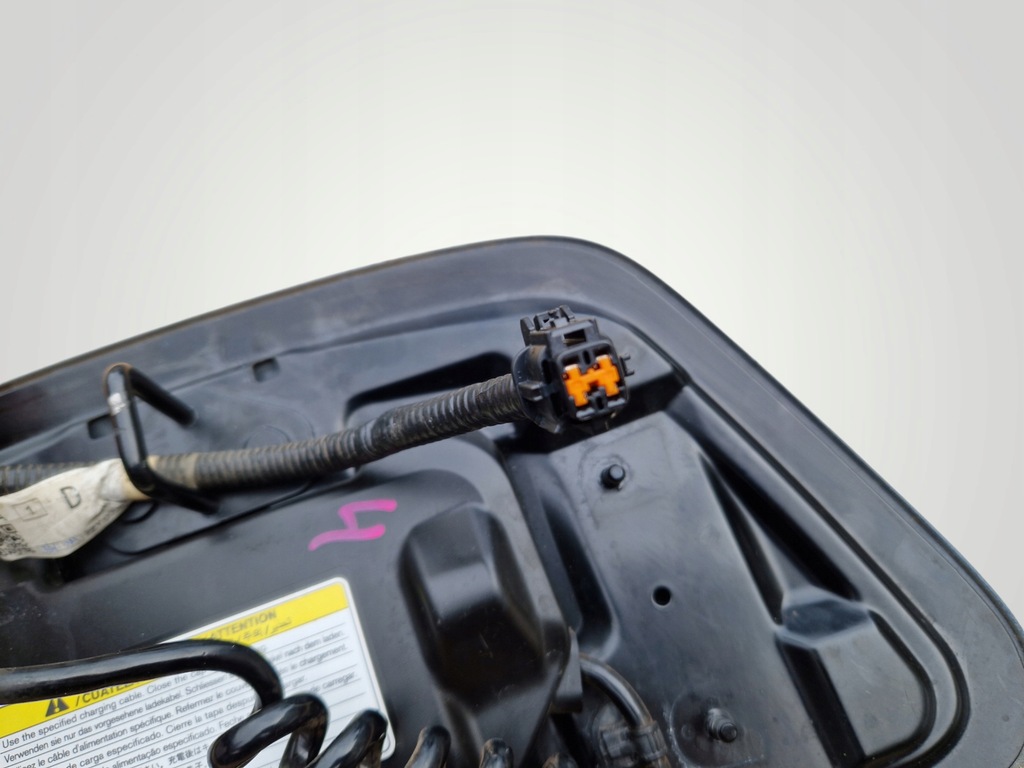 фото №10, Nissan leaf 1 i ze0 каркас кронштейн порт заряджання решітка радіатора кришка камера