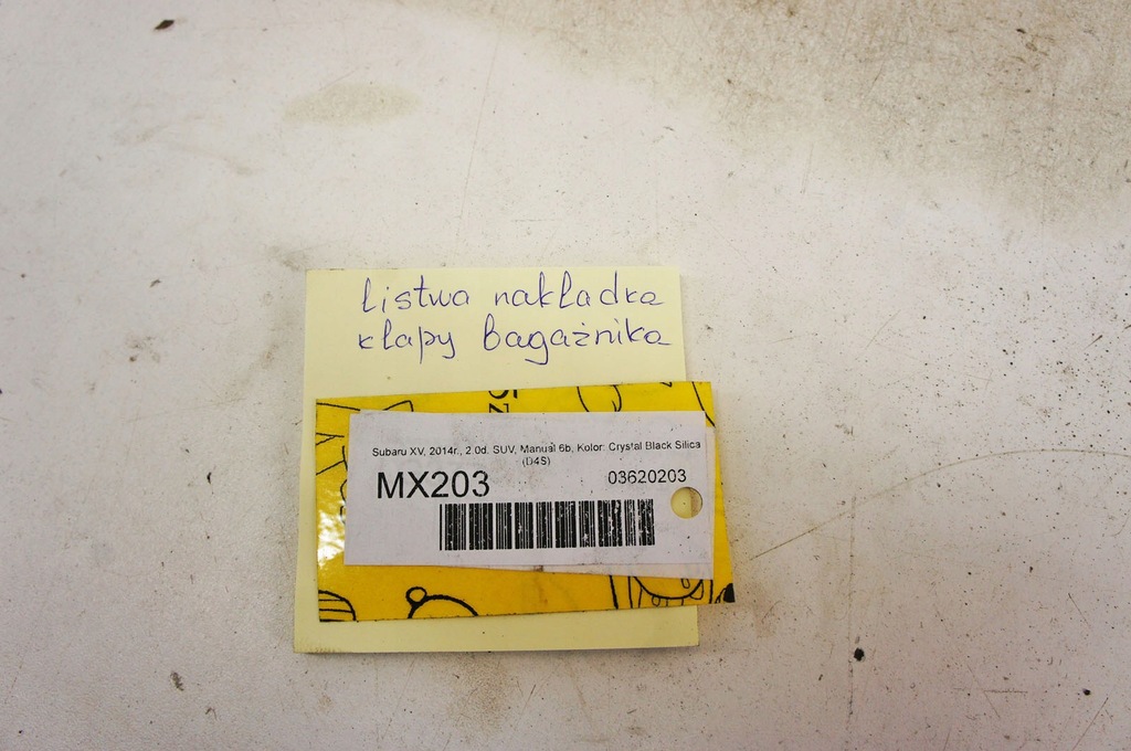 фото №7, Mx203 subaru xv i молдинг накладка крышки багажника