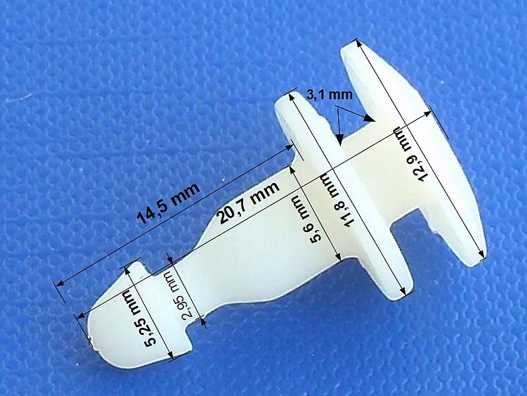 фото №2, Кліпса поріг nissan almera patrol 5 szt