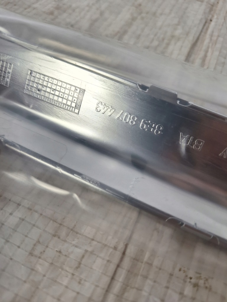 фото №8, Audi a4 b6 молдинг защита бампера задняя 8e9807443 хром