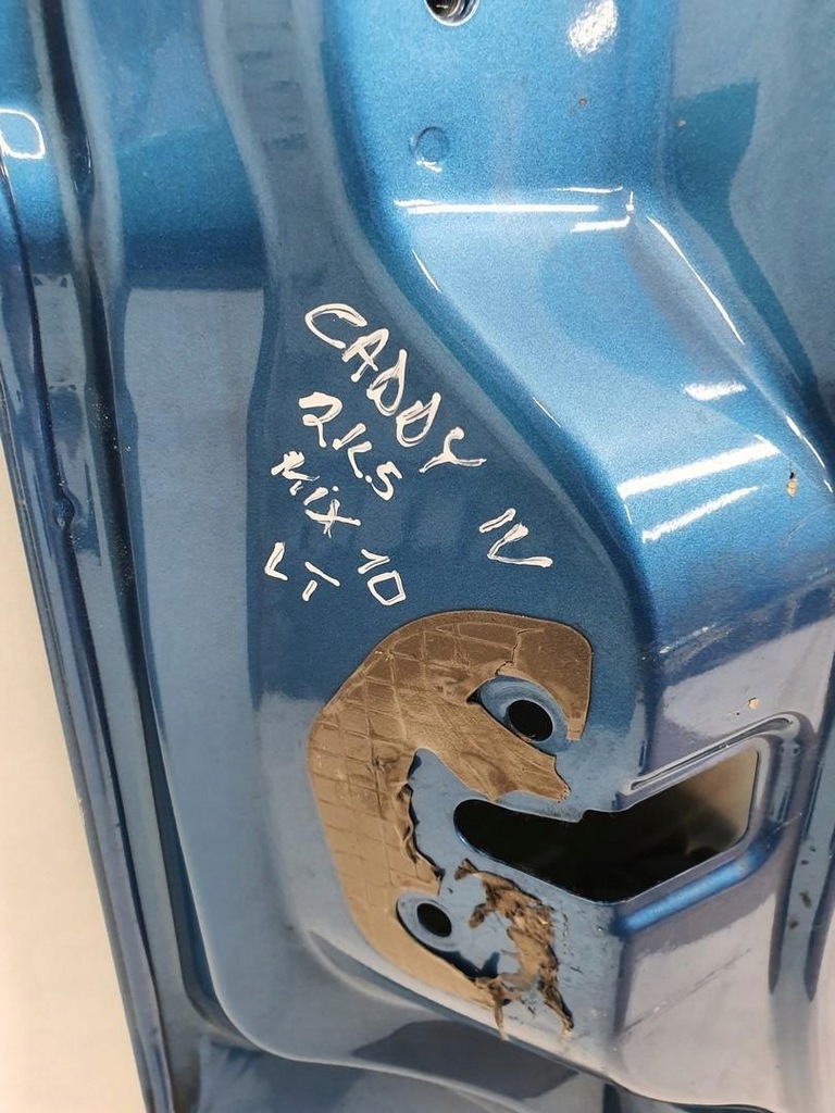 фото №10, Дверь боковой сдвижные левая левый задняя vw caddy 2k5