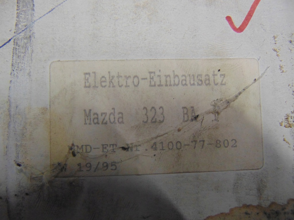 фото №7, Електропроводка джгут фаркоп буксирувальний mazda 323 ba