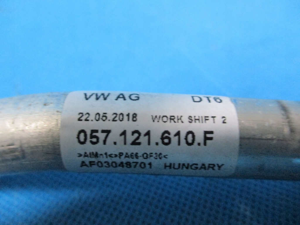 фото №3, Шланг труба wody audi a8 sq7 q8 4.0 tdi 057121610f