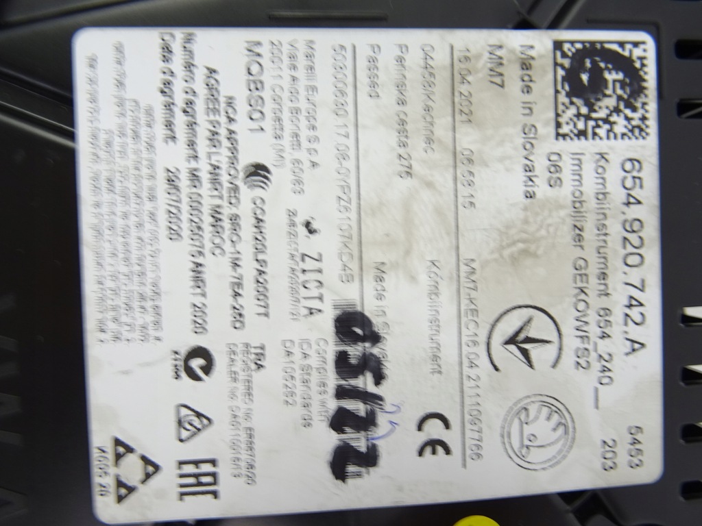 фото №11, Skoda kamiq счетчик приборная панель колодка 654920742a 2021