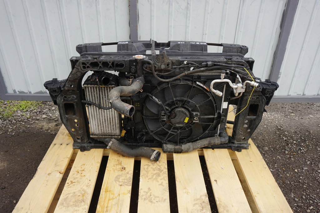 фото №10, Kia rio iii pas передний радиатор вентилятор балка бампера 2015rok