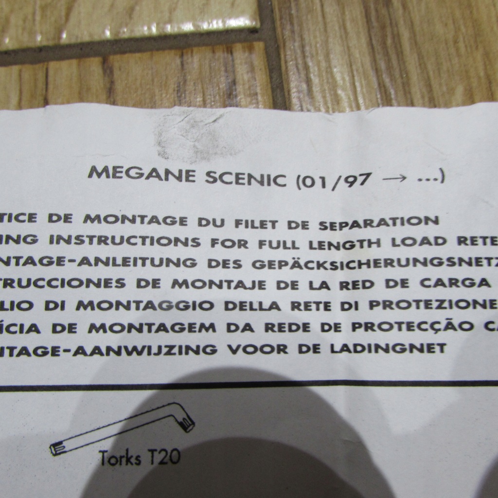 фото №7, Шторка -перегородка renault scenic i 7701416172