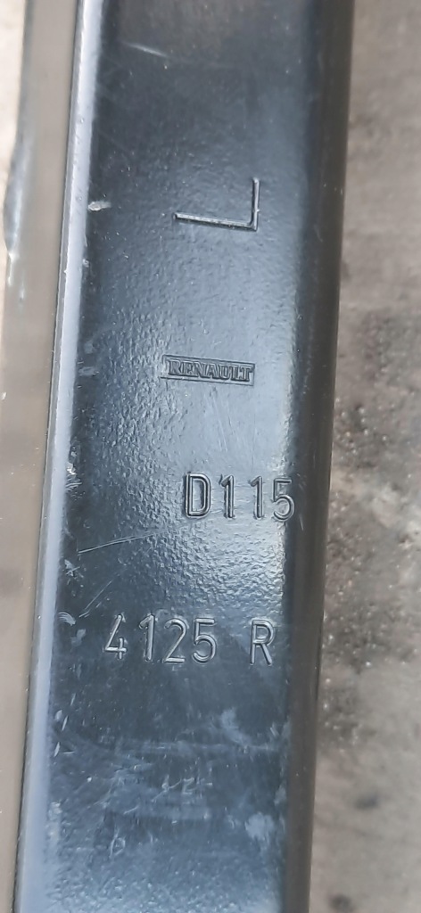 фото №7, Зона деформації кронштейн кронштейн лівий ліва renault scenic iv 4125r