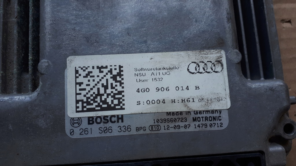 фото №5, S6 c7 4g бортовий комп'ютер блок керування двигуна 4.0 tfsi s7 4g