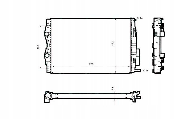 фото №2, Радиатор двигателя renault grand scenic ii megane i