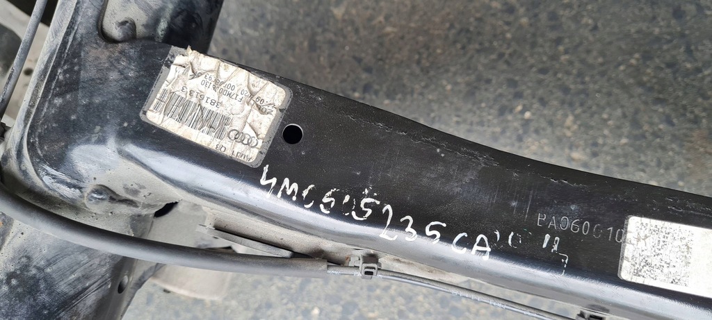 фото №13, Sq8 4m rsq8 підрамник балка підрамник підрамник підвіска задня пневматика sq7 4m q7