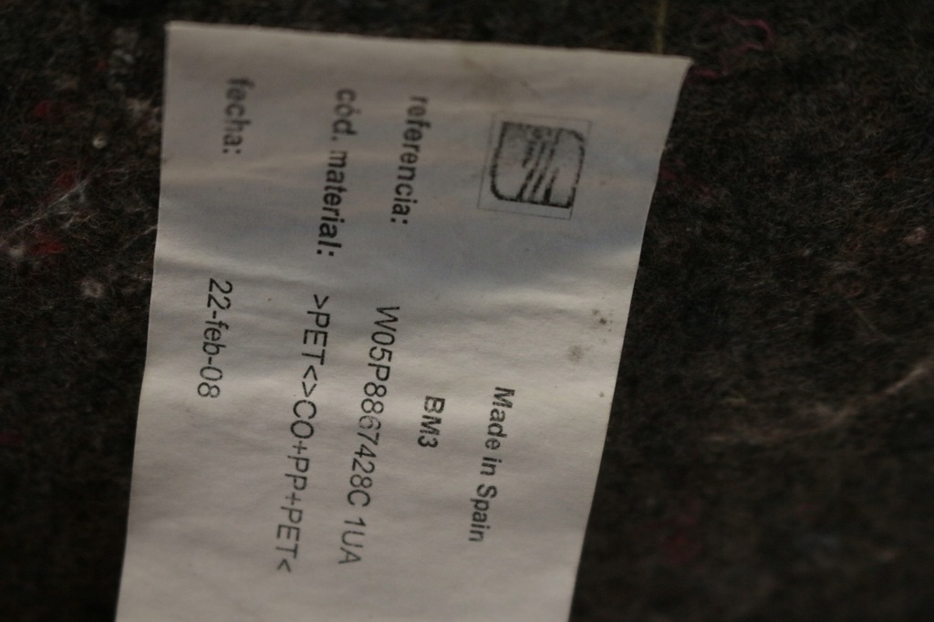 фото №6, Оббивка багажника права seat altea xl