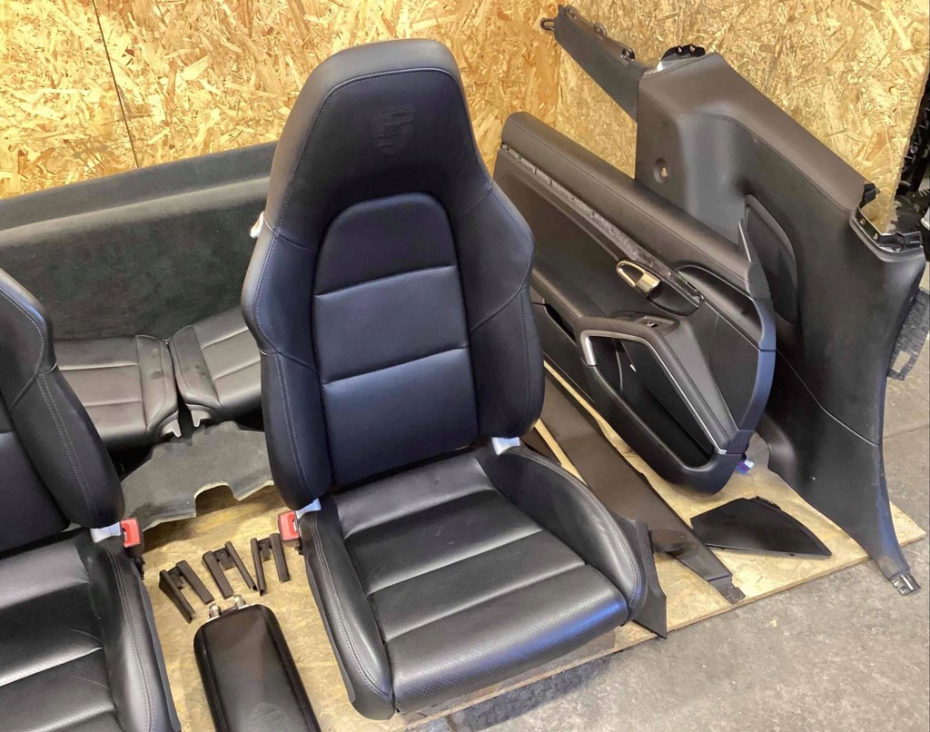 фото №5, Полный салон сиденья, обшивки дверь porsche 911 991 99152116133gdc