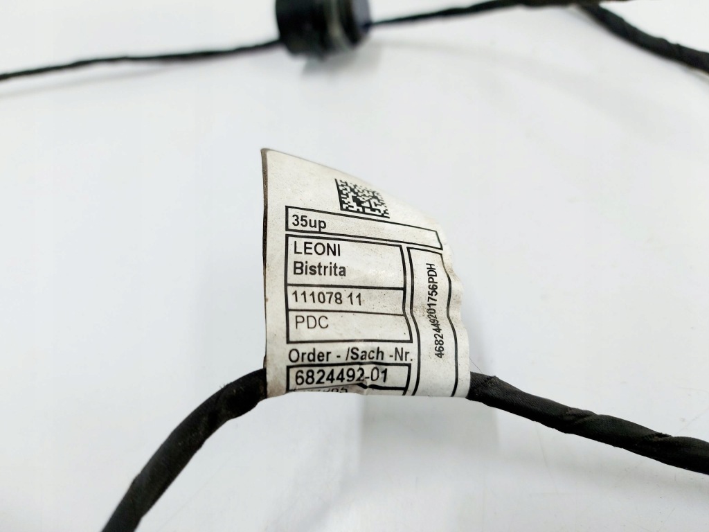 фото №10, Bmw 5 g31 g30 17r. электропроводка жгут бампера задняя 4x pdc 6824486