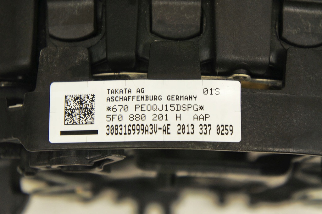 фото №5, Rb062 seat leon iii 5f подушка безопасности подушка руля 5f0880201h