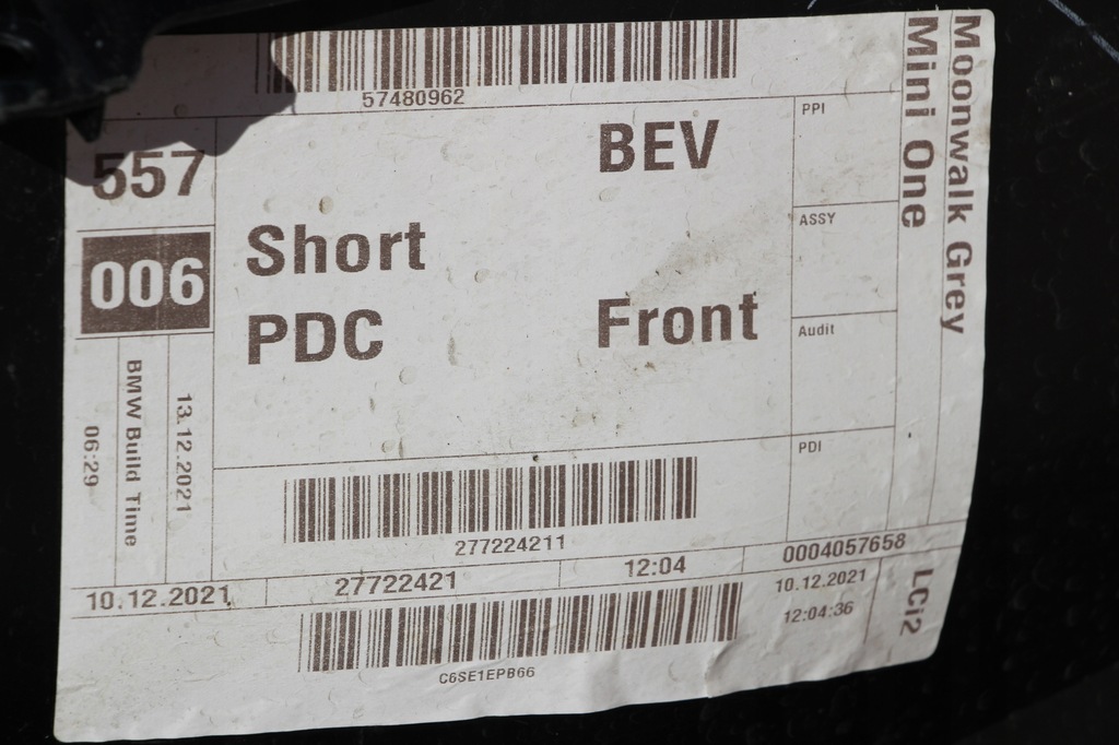 фото №9, Mini cooper f55 f56 lift lci бампер передний 2021+