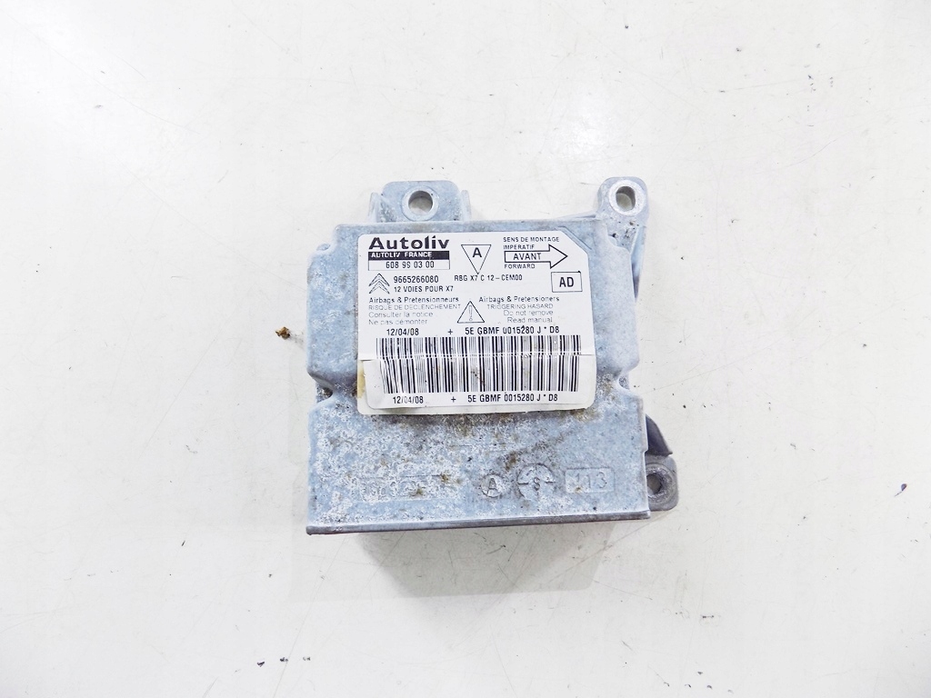 фото №1, Citroen c5 iii 09r датчик блок керування подушок powie