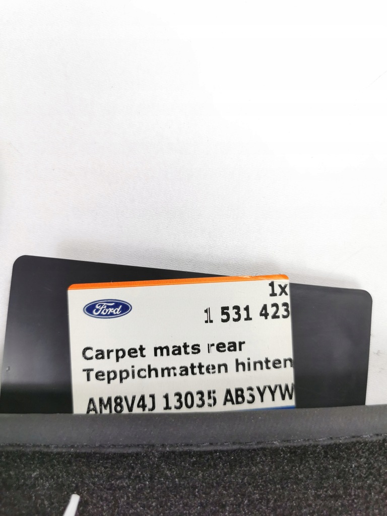 фото №7, Коврики велюровые задняя ford kuga mk1 оригинальный номер 1531423