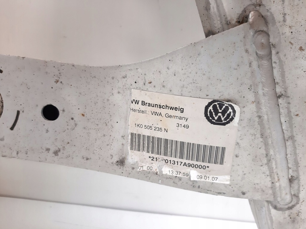 фото №7, 2007 audi a3 s3 8p підрамник задні 1k0505330c