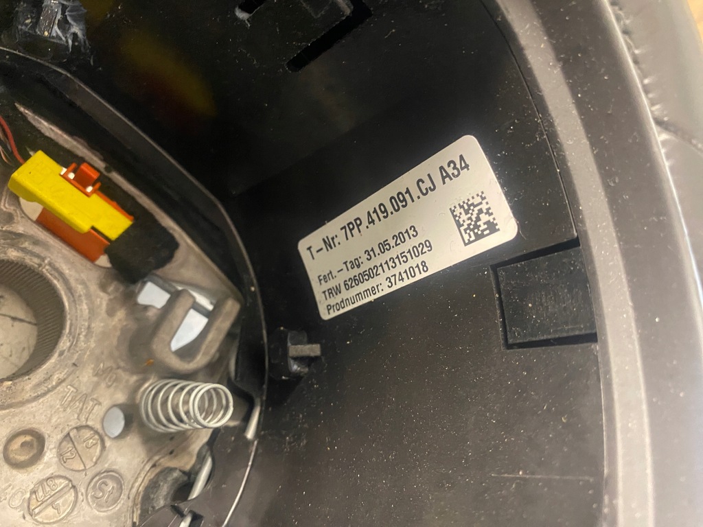 фото №10, Porsche cayenne воздуховод кожа мультифункция 7pp419091cj