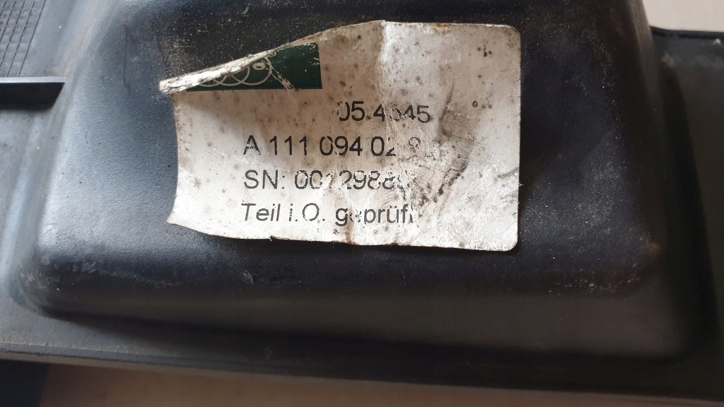 фото №4, Корпус гаситель фильтра шумов mercedes slk r170