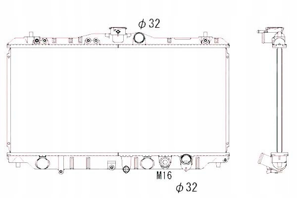 Nrf536352 радиатор honda Цена