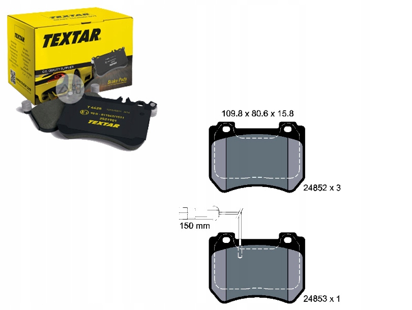 фото №2, Тормозные колодки ham. alfa romeo 159/brera/spider