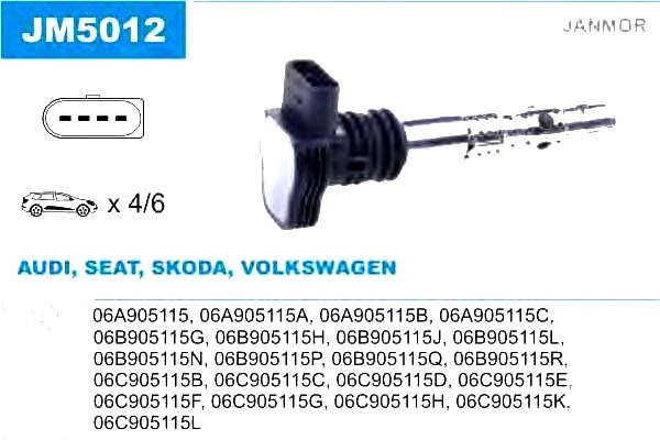 фото №1, Janmor катушка зажигания audi a3 1.8 t 8l1