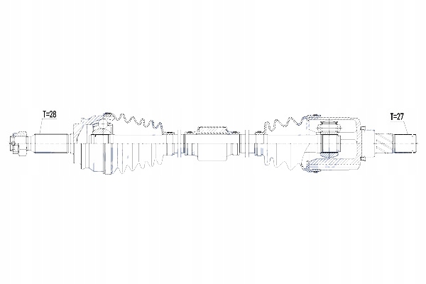 Приводной вал приводная mitsubishi outlander 2.0 2.4 06-12 asx 1.8 2.0 10- Доставка