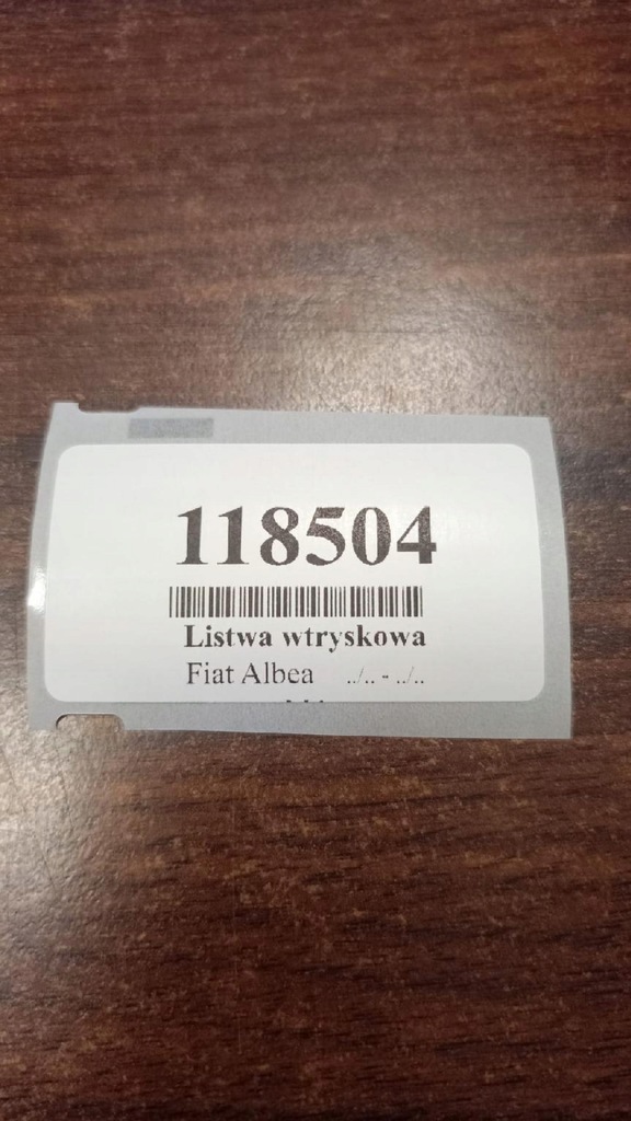 фото №8, Fiat albea 1.2 молдинг упорскування 0280151073