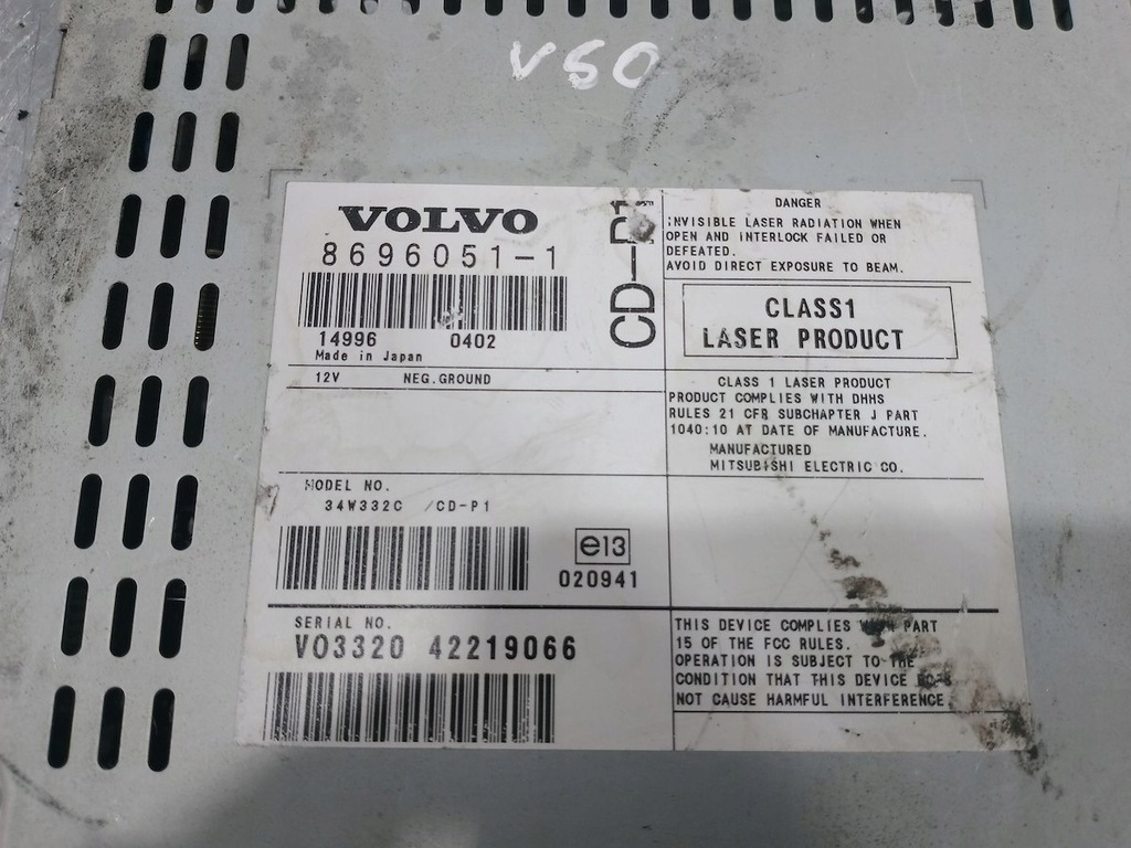 фото №7, Радио cd volvo v50 86960511