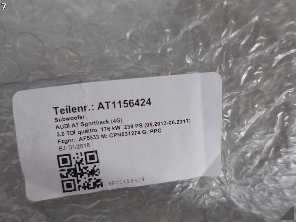 фото №8, Audi a6 s6 c7 4g0 4g1 a7 s7 4g8 динамик сабвуфер 4g9035381a