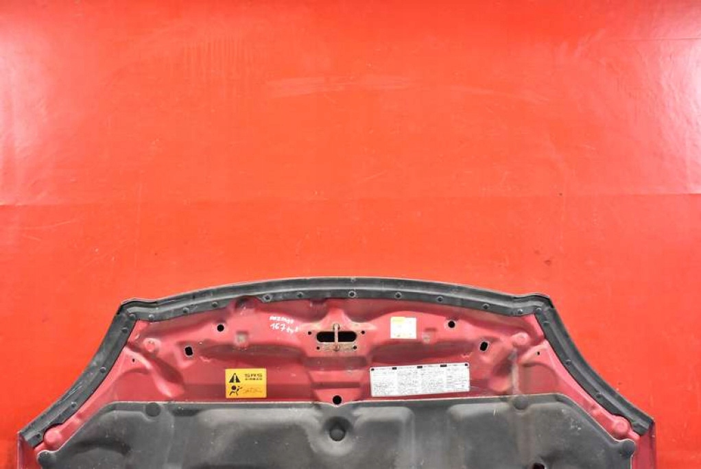 фото №13, Капот кришка двигуна czerwona honda civic 7 vii lift sport 03-05