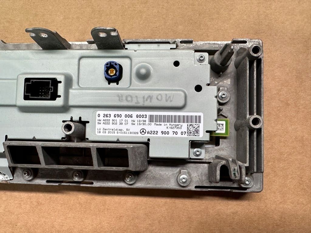 Купить Экран, дисплей мультимедиа, радио mercedes s klasa w222 l