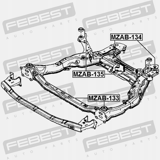 фото №11, Втулка задняя mazda 6 gh 2007-2010 eu