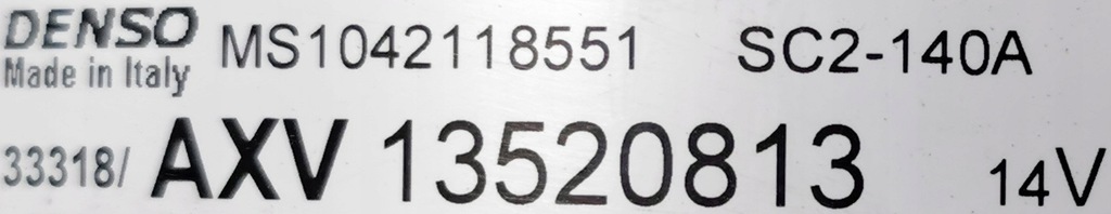 фото №9, Opel astra k v 1.6t генератор 13520813