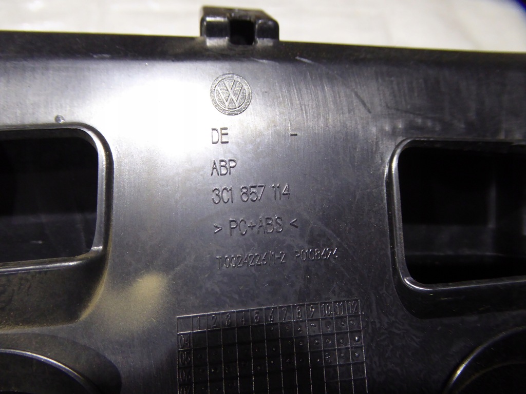 фото №7, Бардачок пасажира volkswagen оригінальний номер 3c1857114