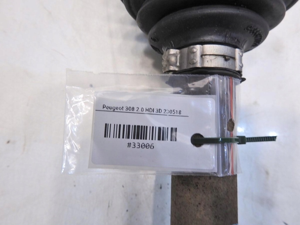 фото №5, Приводной вал левая автоматическая коробка передач peugeot 308 i 2.0 hdi