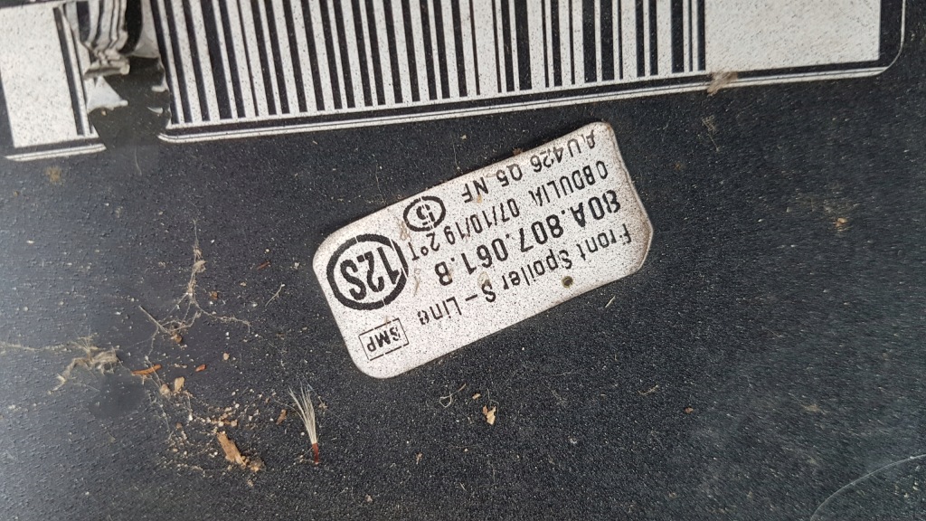 фото №12, Спойлер бампера перед audi q5 ii 80a s-line