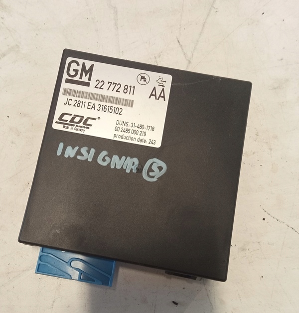 фото №1, Opel insignia a 13r модуль блок управления подвеска 22772811