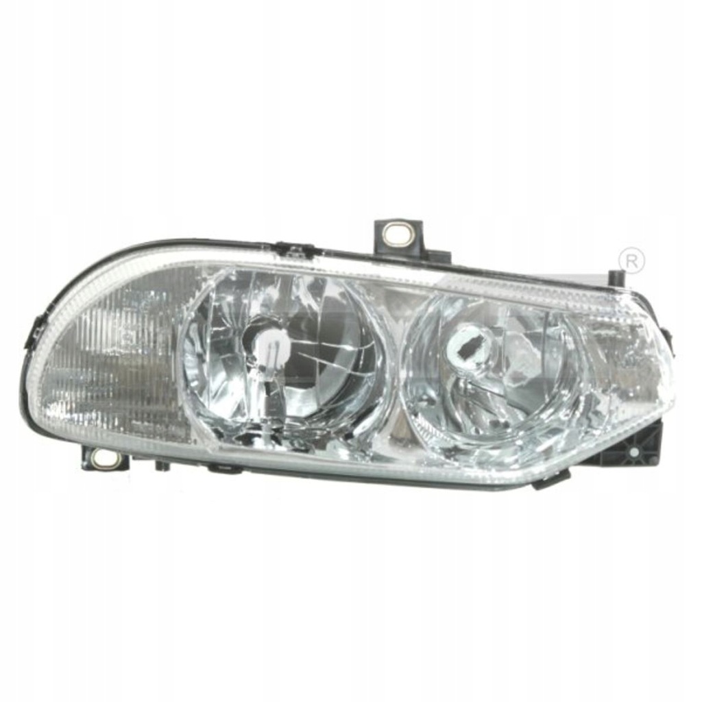 фото №14, Фара l h1/h7, електричний, колір вкладиш: чорний alfa romeo 156