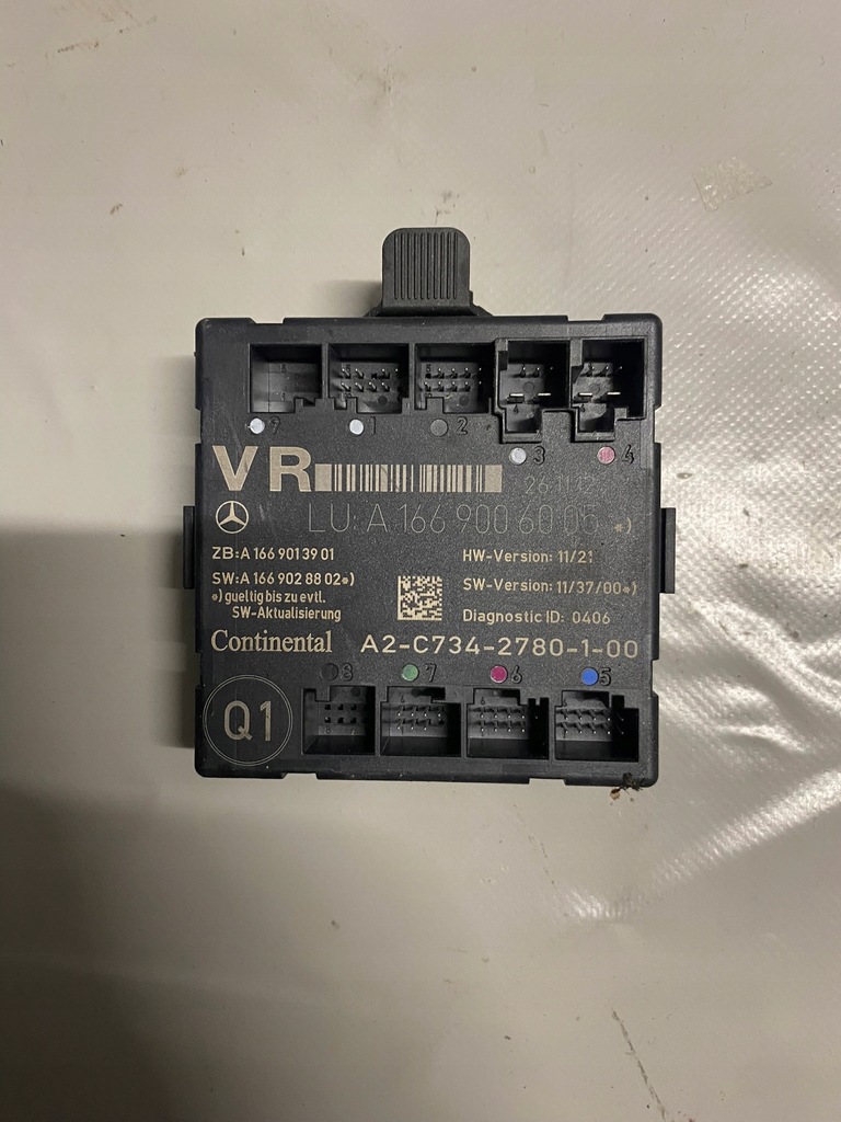 фото №1, Блок керування модуль двері mercedes-benz оригінальний номер a1669006005